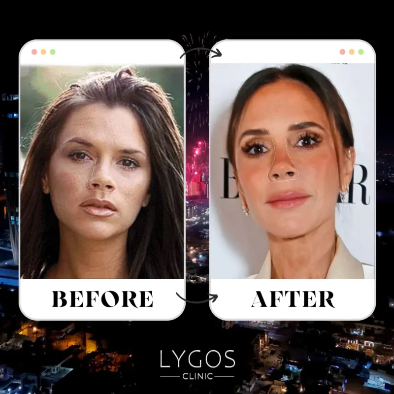 Victoria Beckham Rhinoplasty