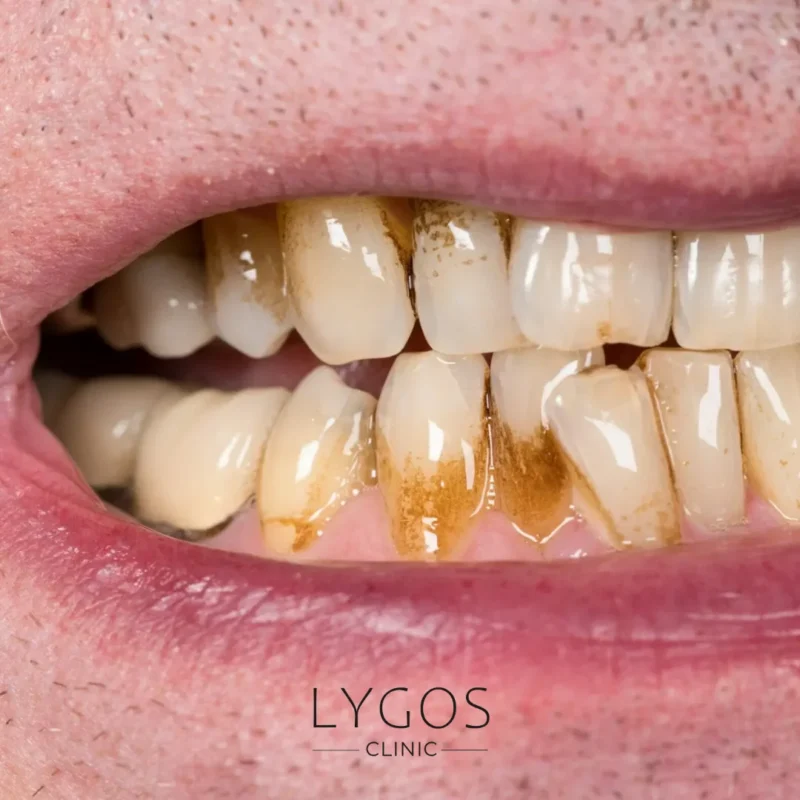 Brown Stains on Teeth